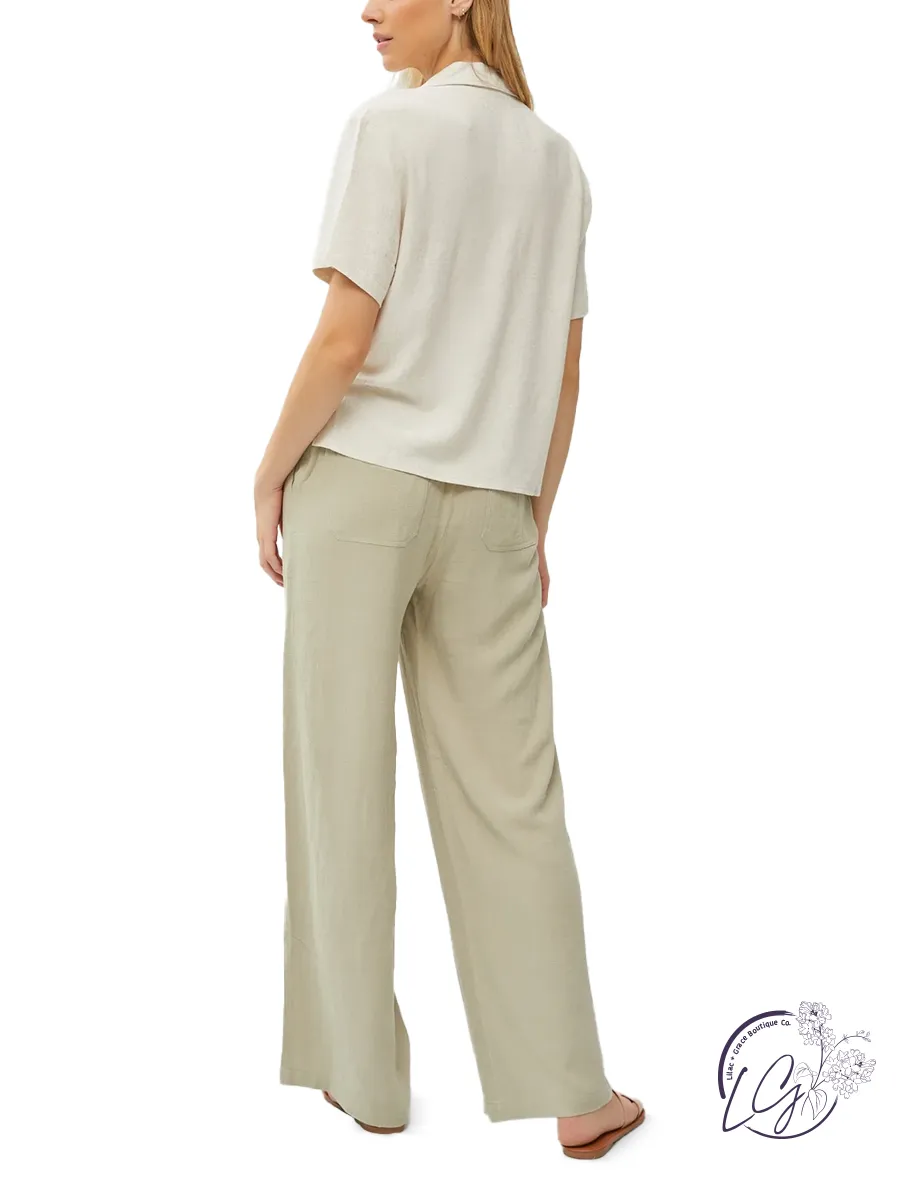 Airy Wide Leg Trousers