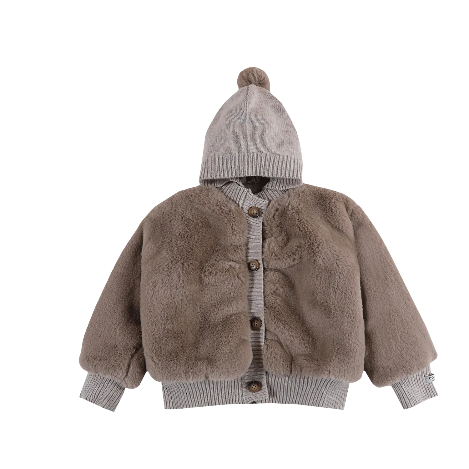 Birie Jacket | Taupe Teddy