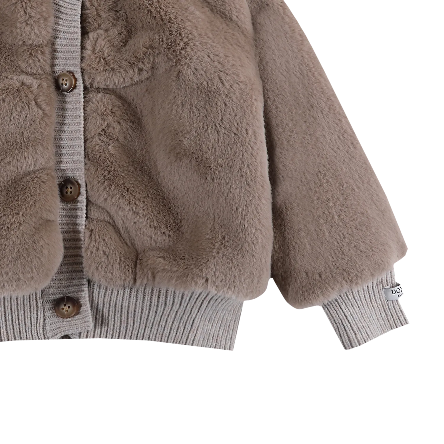 Birie Jacket | Taupe Teddy