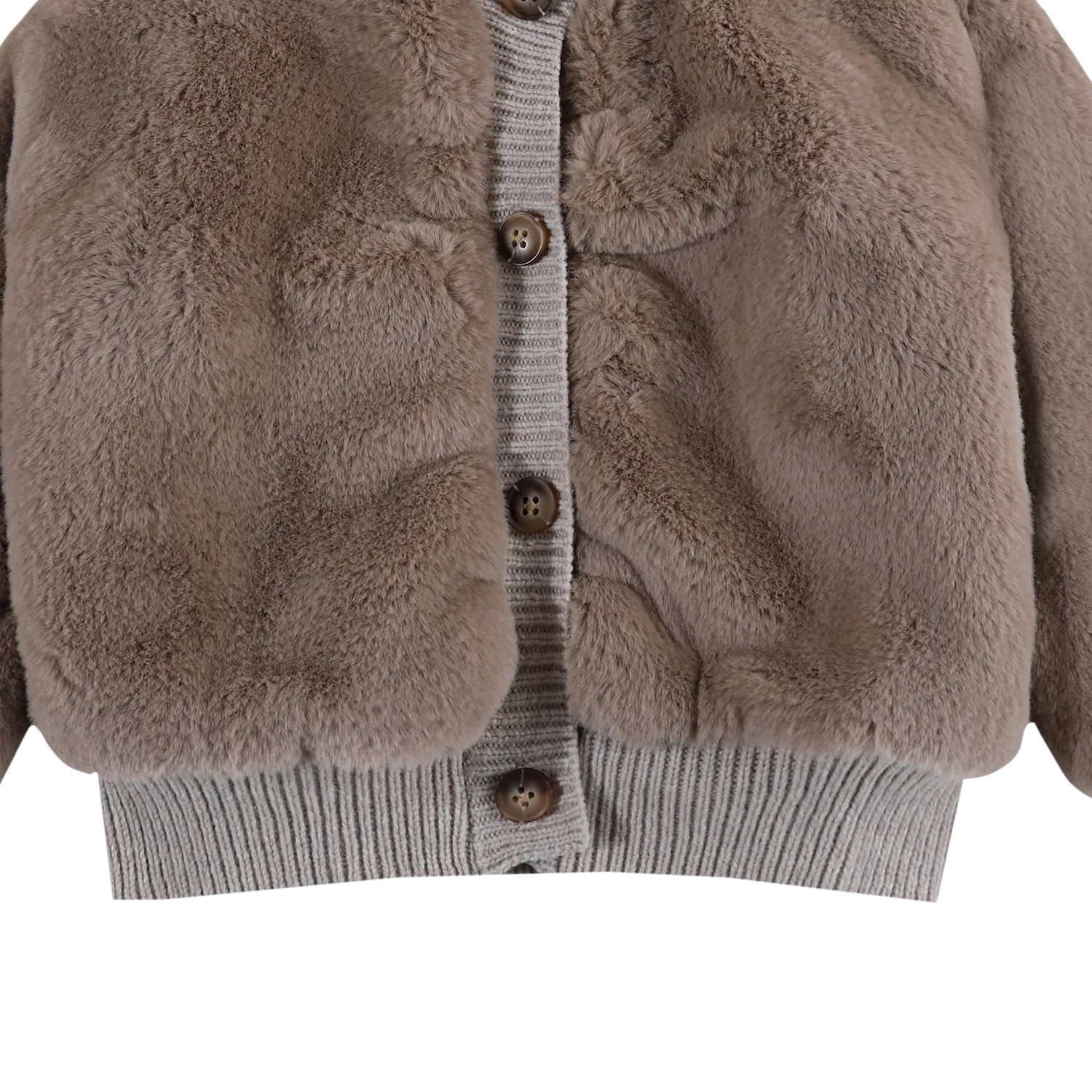 Birie Jacket | Taupe Teddy