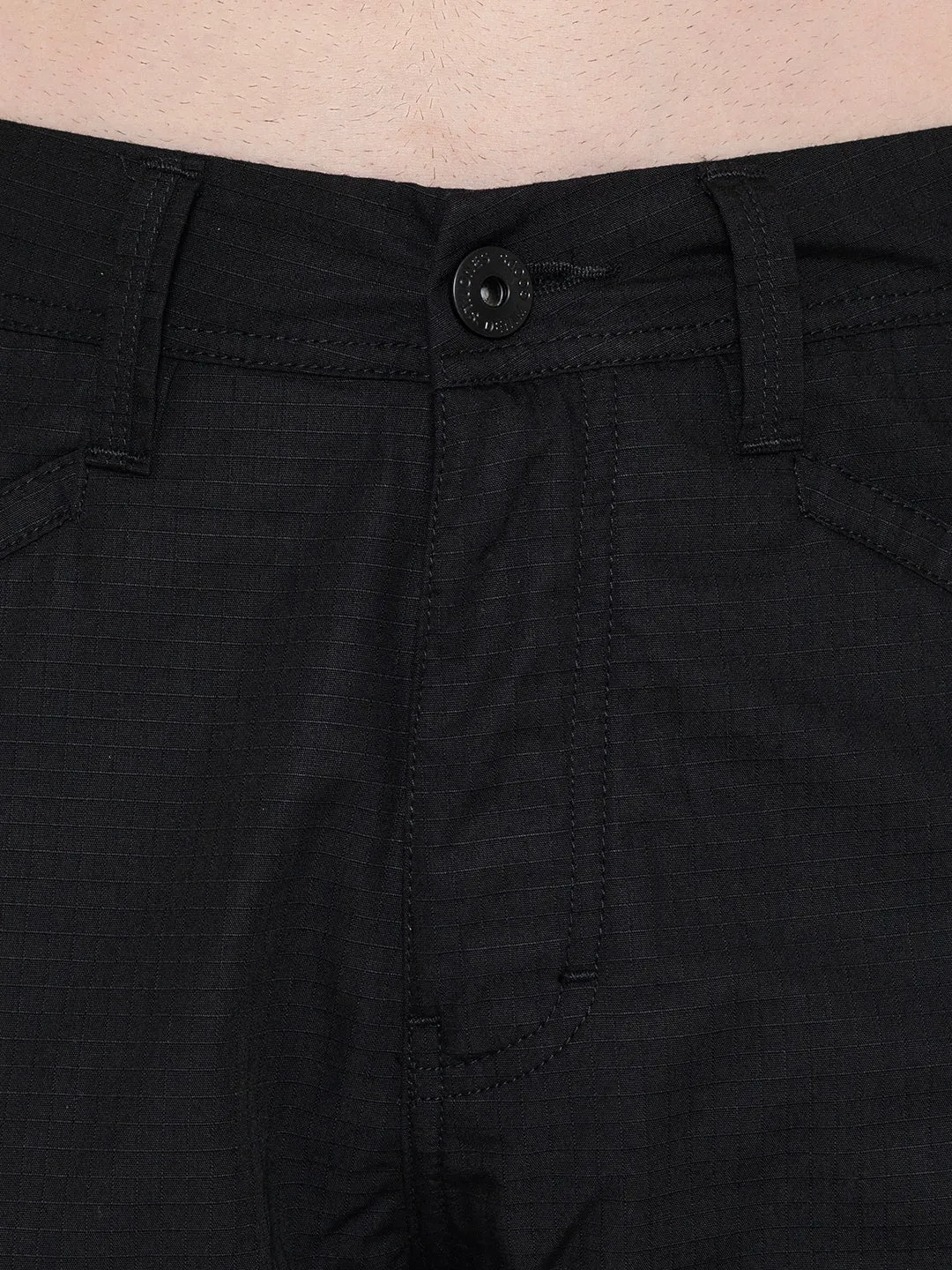 BLACK FLEECE CARGO PANTS.