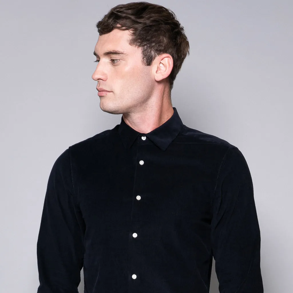 Blyton Slim Fit Corduroy Cotton Shirt