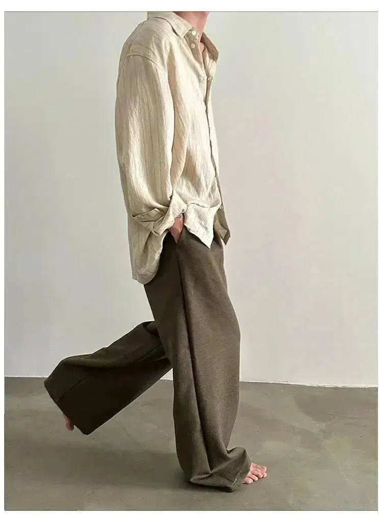 Chicmy- Comfortable Wide-leg Pleated Pants