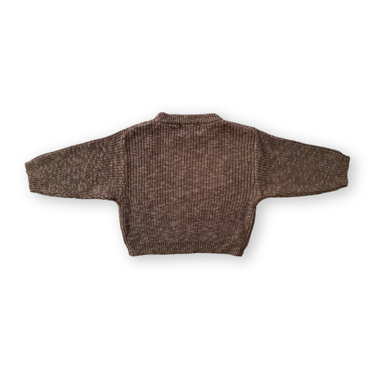 Chunky Rib Knit Pull Over - Cafe