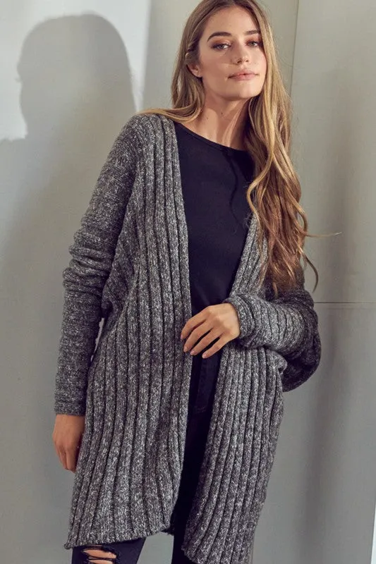 CHUNKY SWEATER KNIT CARDIGAN