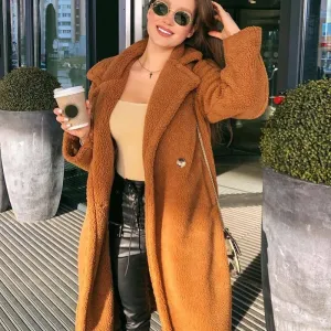 Faux Fur Teddy Coat.