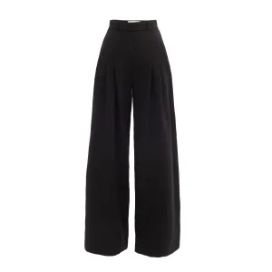 Formal Wide Leg Palazzo Trousers Black