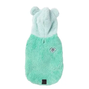 Fuzzyard Dog Apparel Winnie Hoodie Teal Size 2 XSmall***