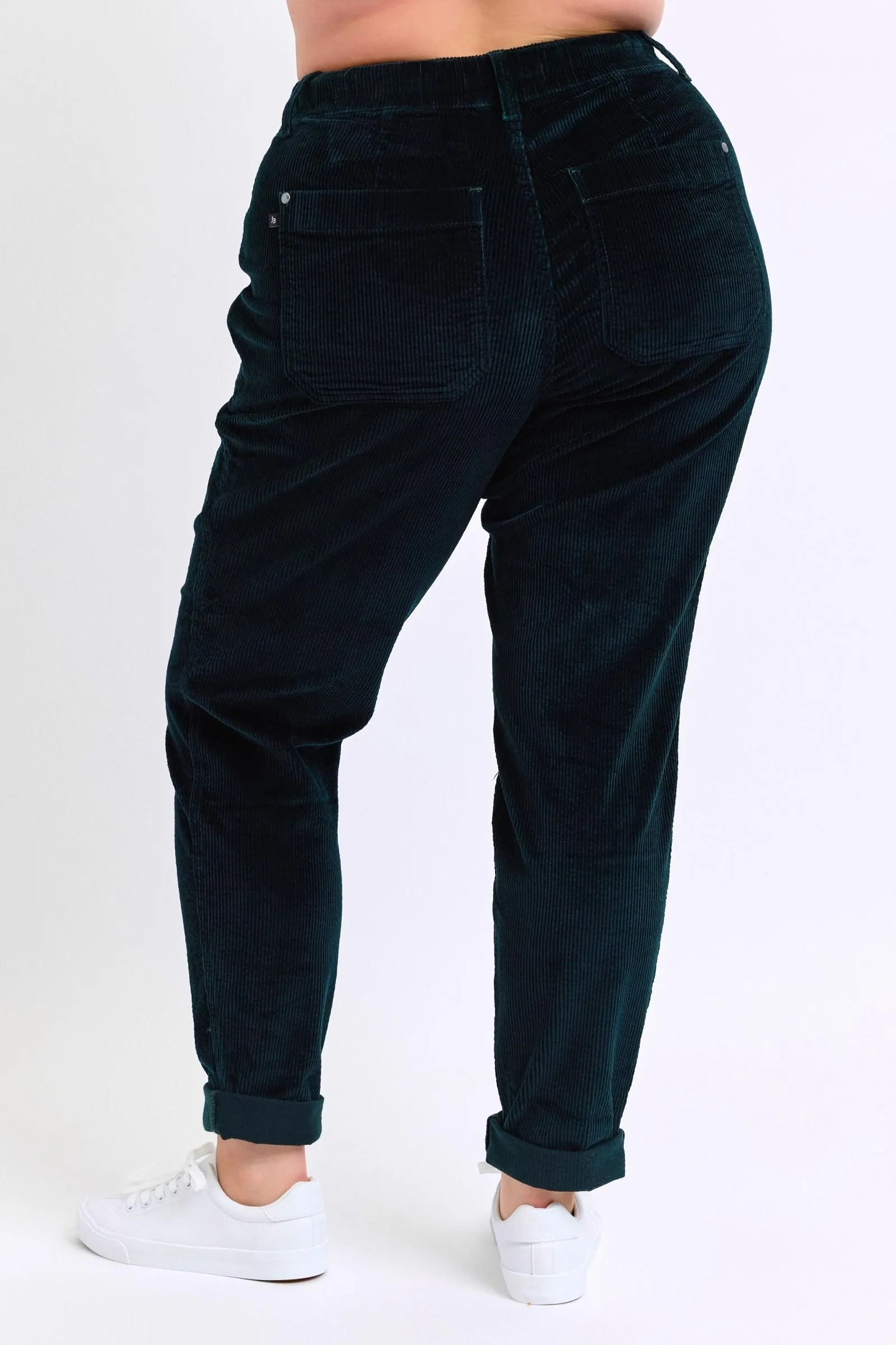 Judy Blue Reg/Plus High Waist Green Corduroy Jogger