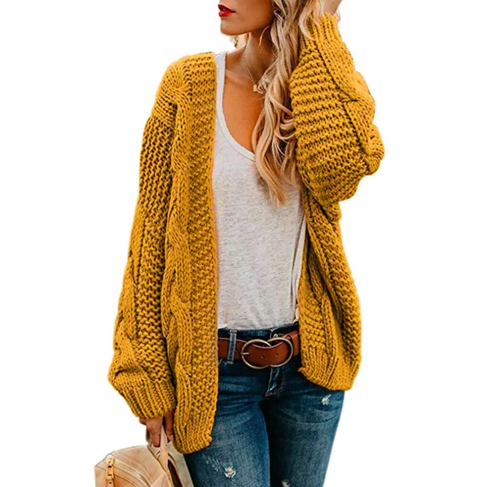 KARI CABLEKNIT CARDIGAN