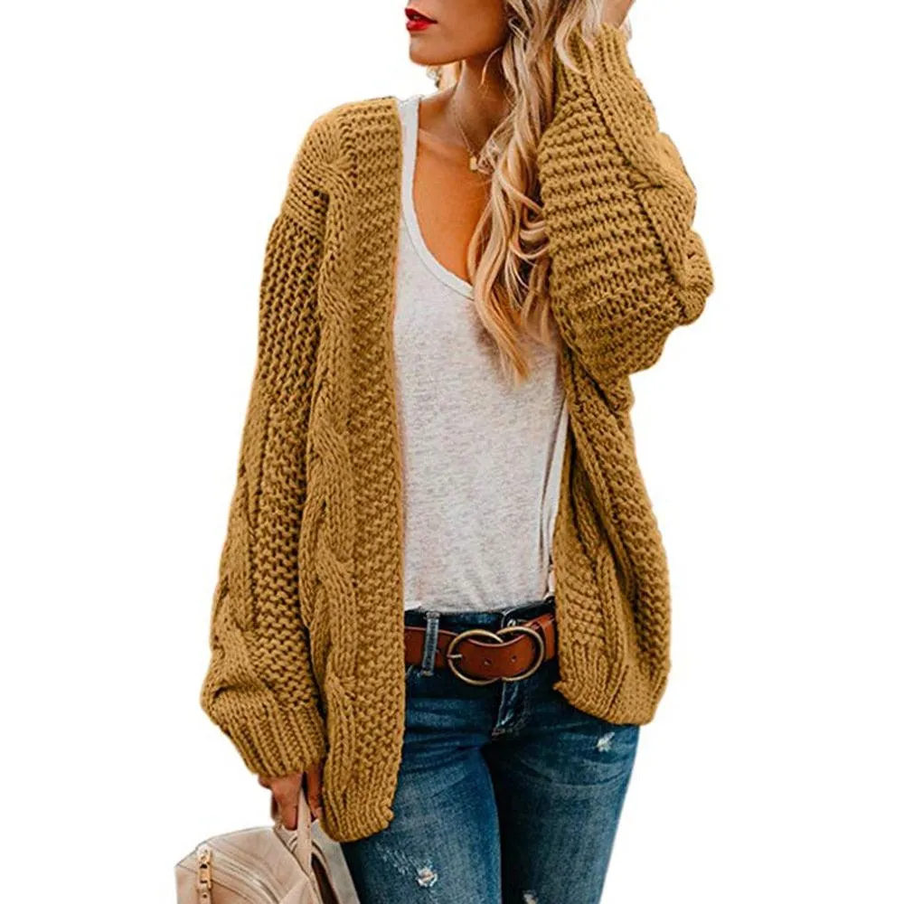 KARI CABLEKNIT CARDIGAN