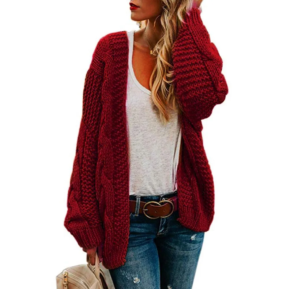 KARI CABLEKNIT CARDIGAN