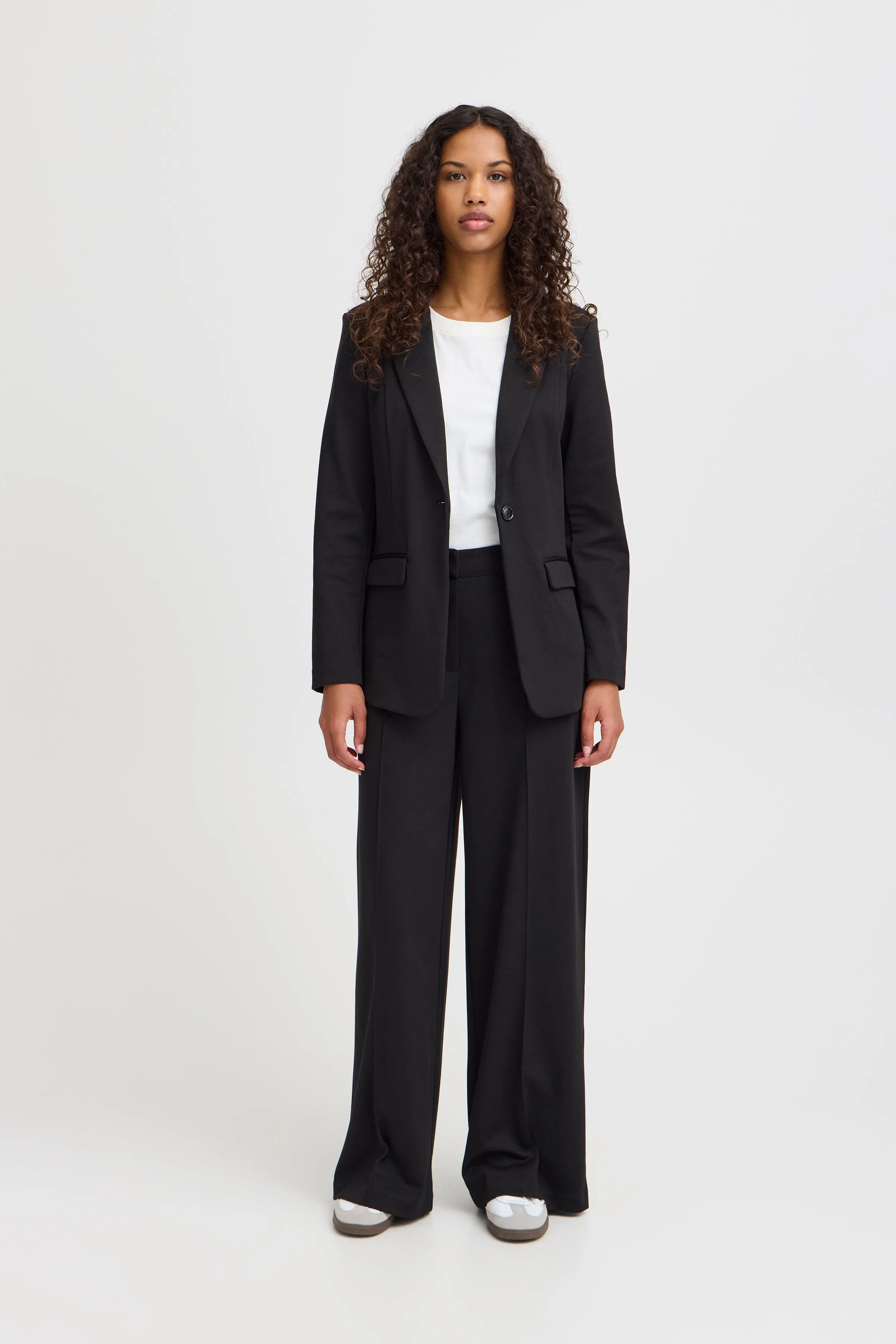 KATE OFFICE WIDE LEG TROUSER (BLK)