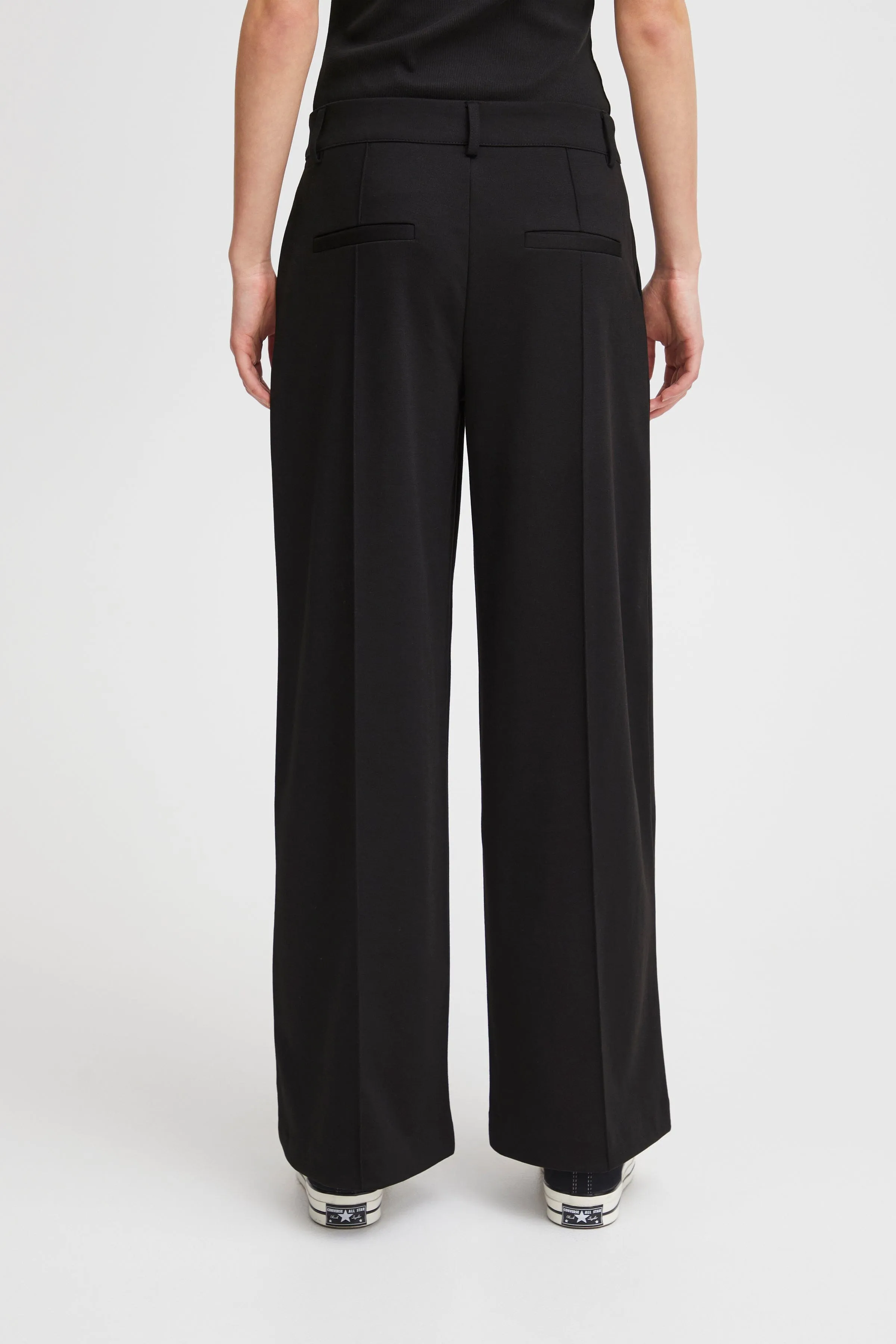 KATE OFFICE WIDE LEG TROUSER (BLK)