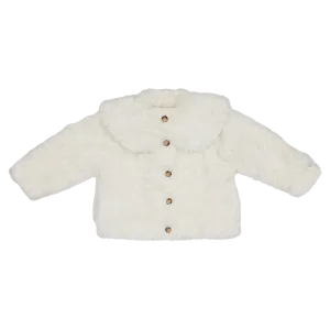 Marie Jacket | Off White Teddy