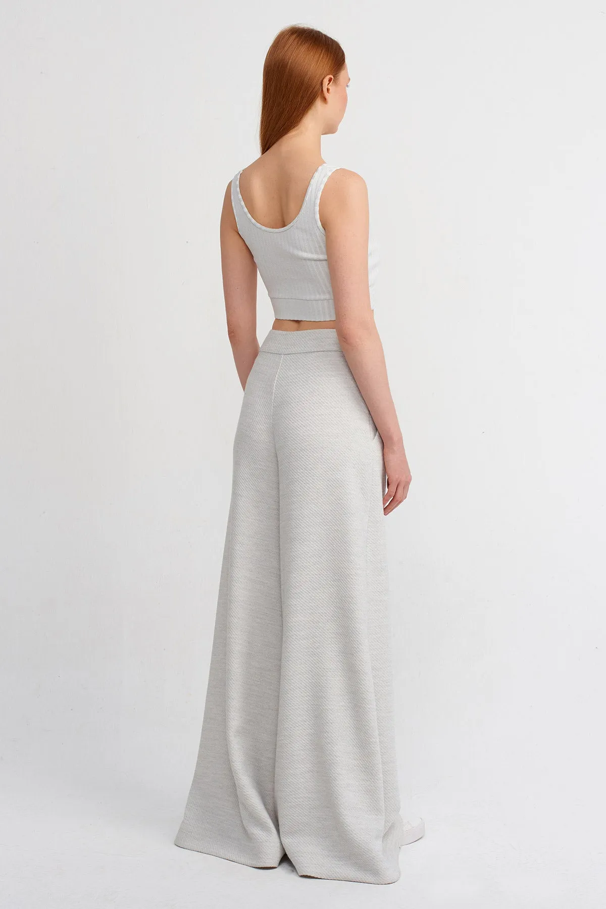 Nu Wide-Leg Pants Ice