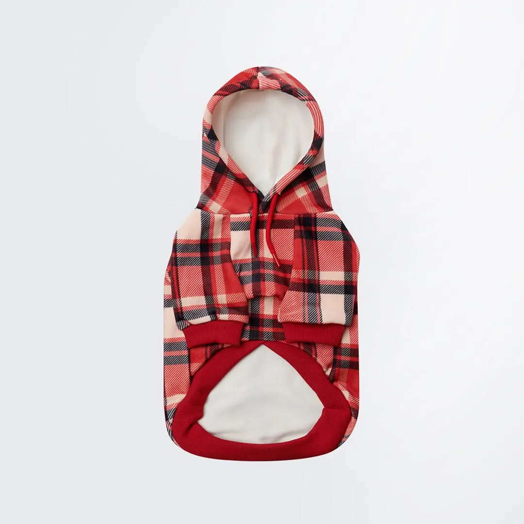 Plaid Dog Hoodies