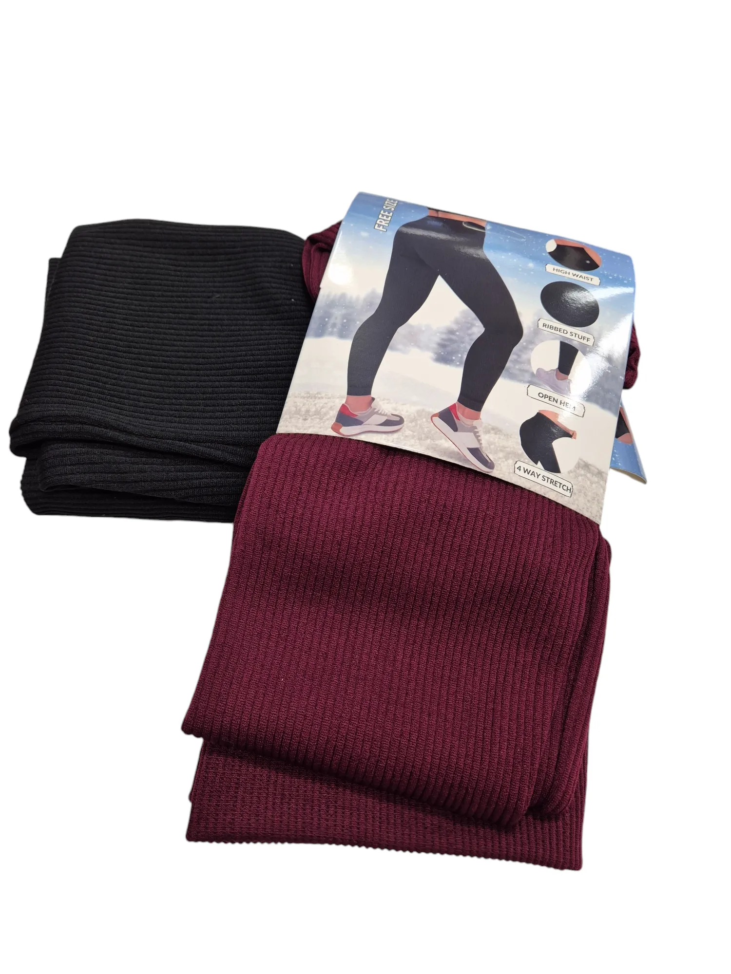 Ria Ribbed Leggings (Soft Touch) - (choose your Colour)