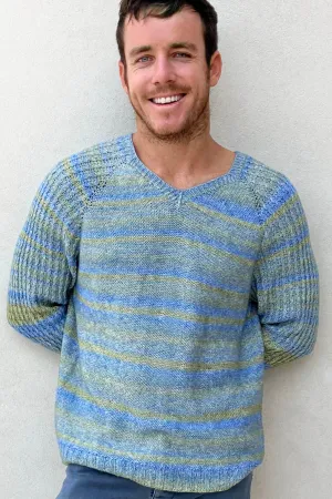 Shawn Cabled Sleeve Sweater Designer Knitting Pattern