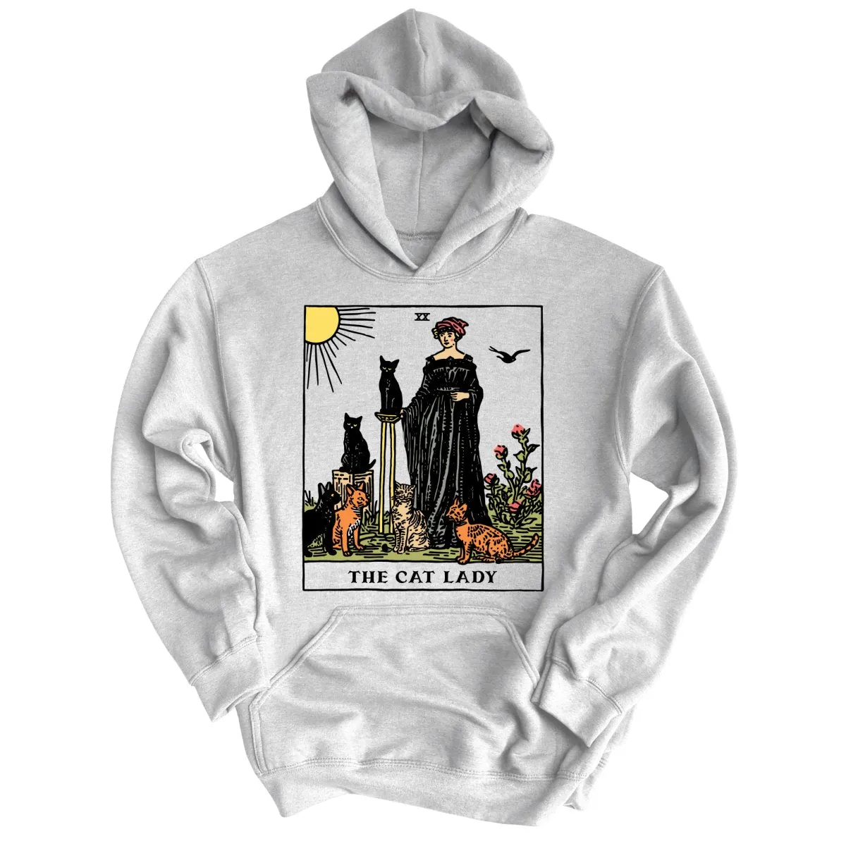 The Cat Lady Tarot Card Hoodie