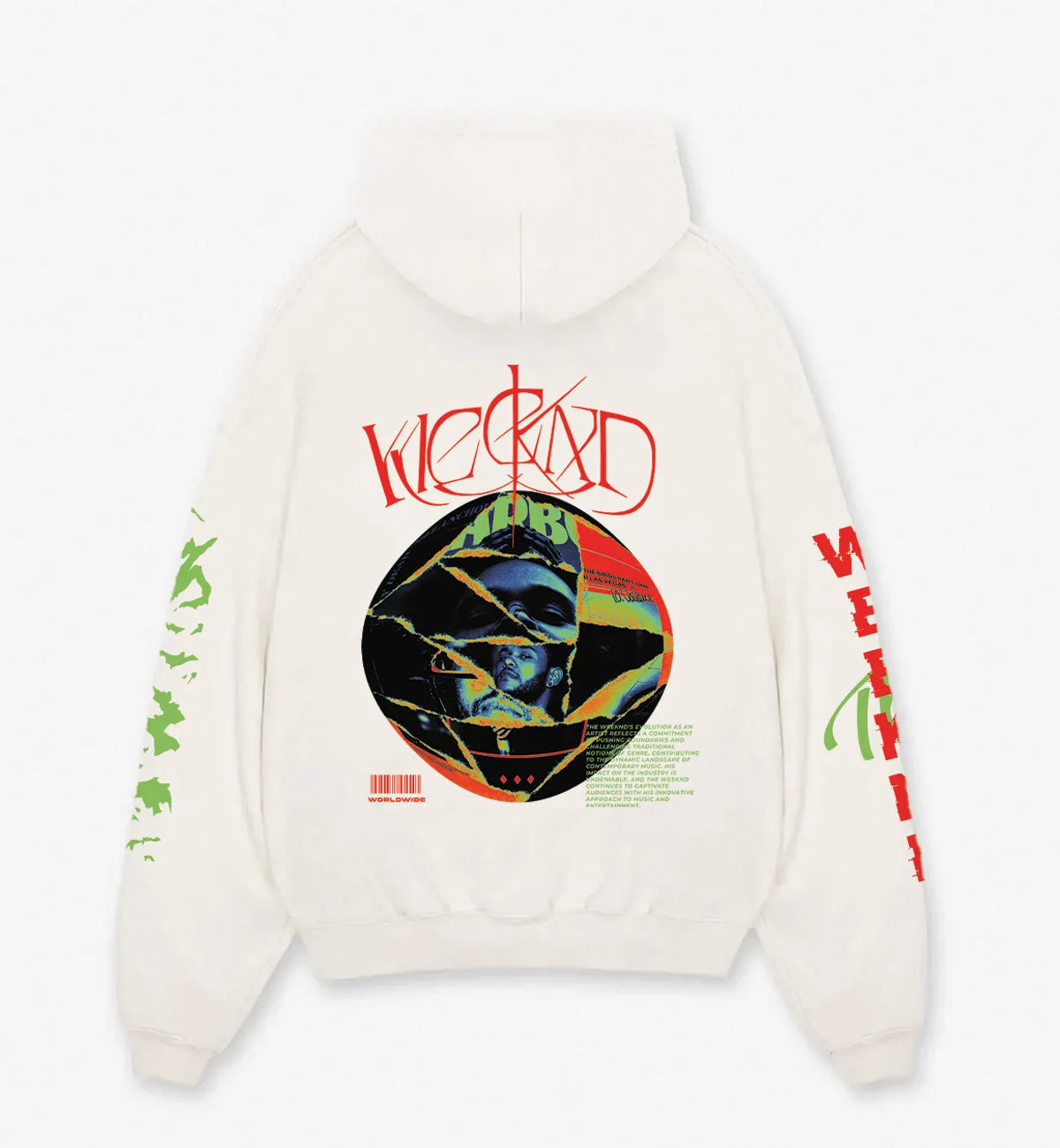 The Weeknd Designed Oversized Hoodie