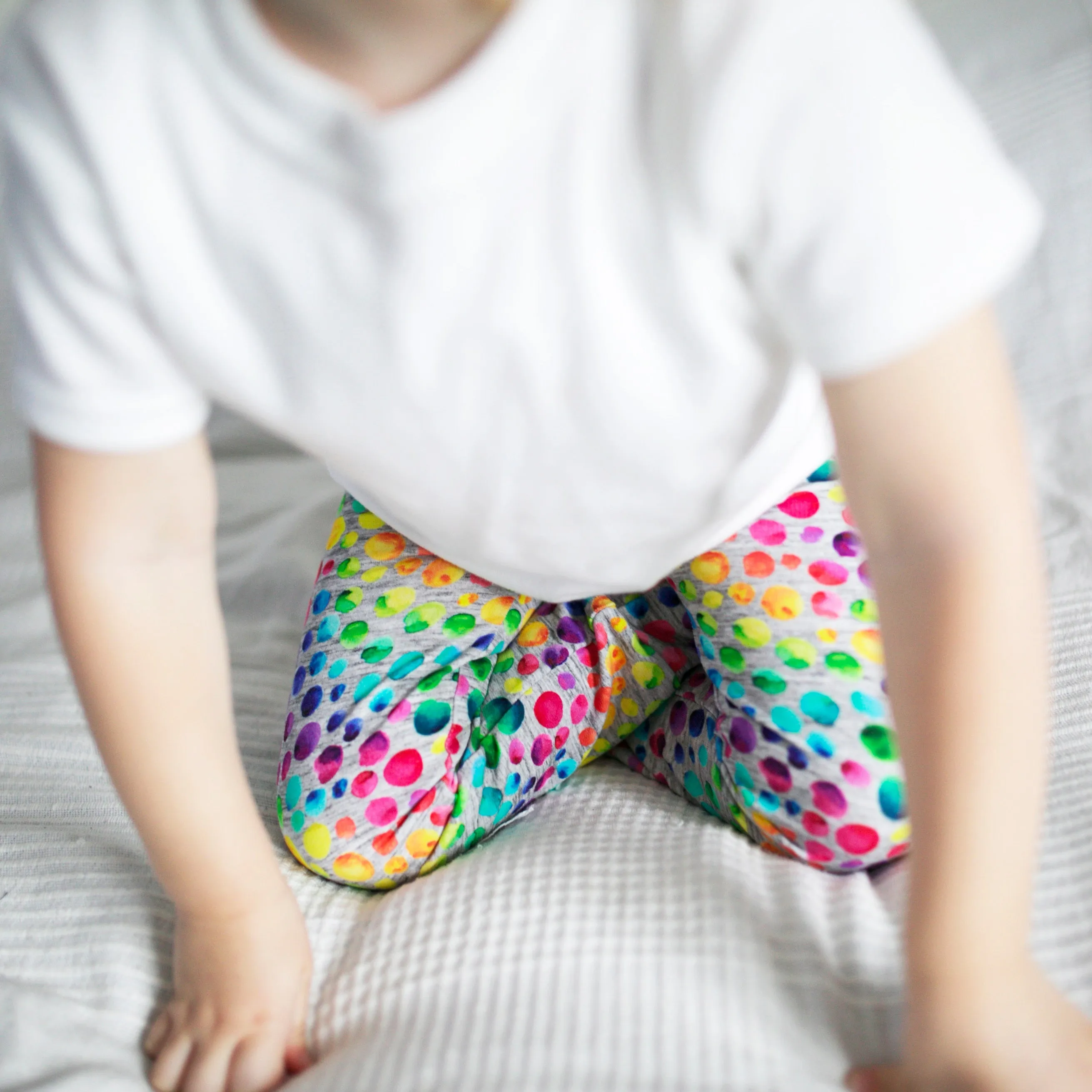 Warm Rainbow Dots Leggings