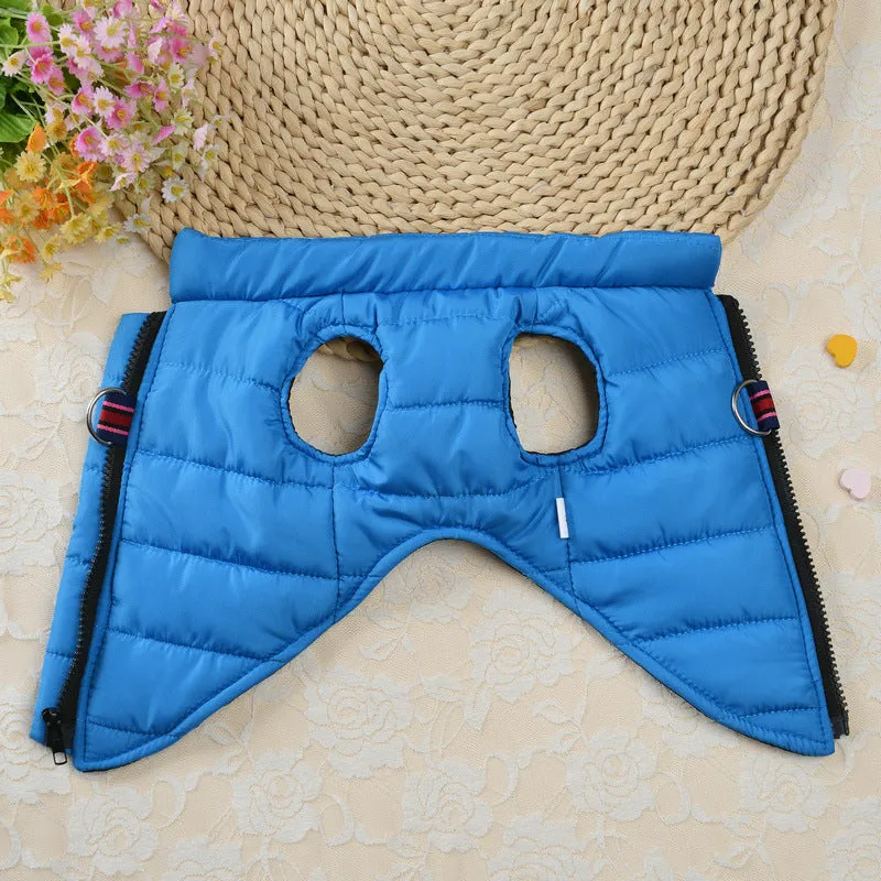 Zipper Two Legs Pet Coat